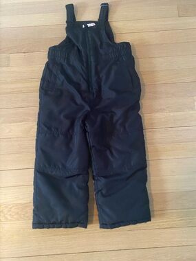 jumping beans Black Kids Insulated Snow Overalls
